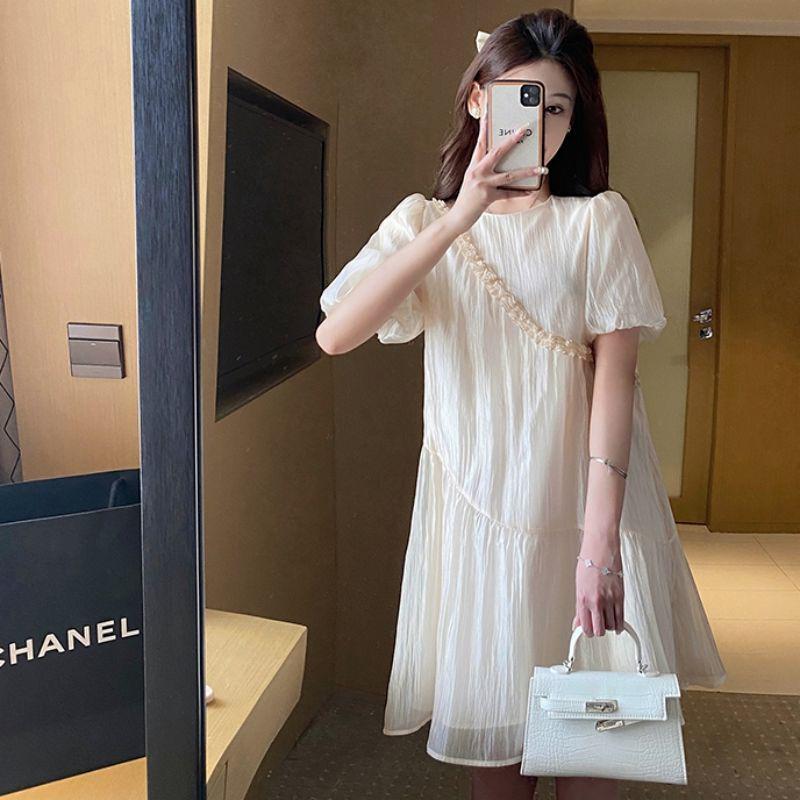 Petite Women s Summer Chiffon French-Style Lace Dress XS 50-60