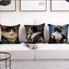 Portrait of the Palace Cat Cushion Cover Pillow Cover Decoration Room Home Sofa Living Office Car Nordic Simplicity