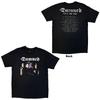 The Damned T-Shirt Foto UK EU Tour 24 Schwarzer Rückendruck ExTour OFFICI