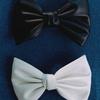 Elizabeth Moments Faux Leather Ribbon Hair Pin