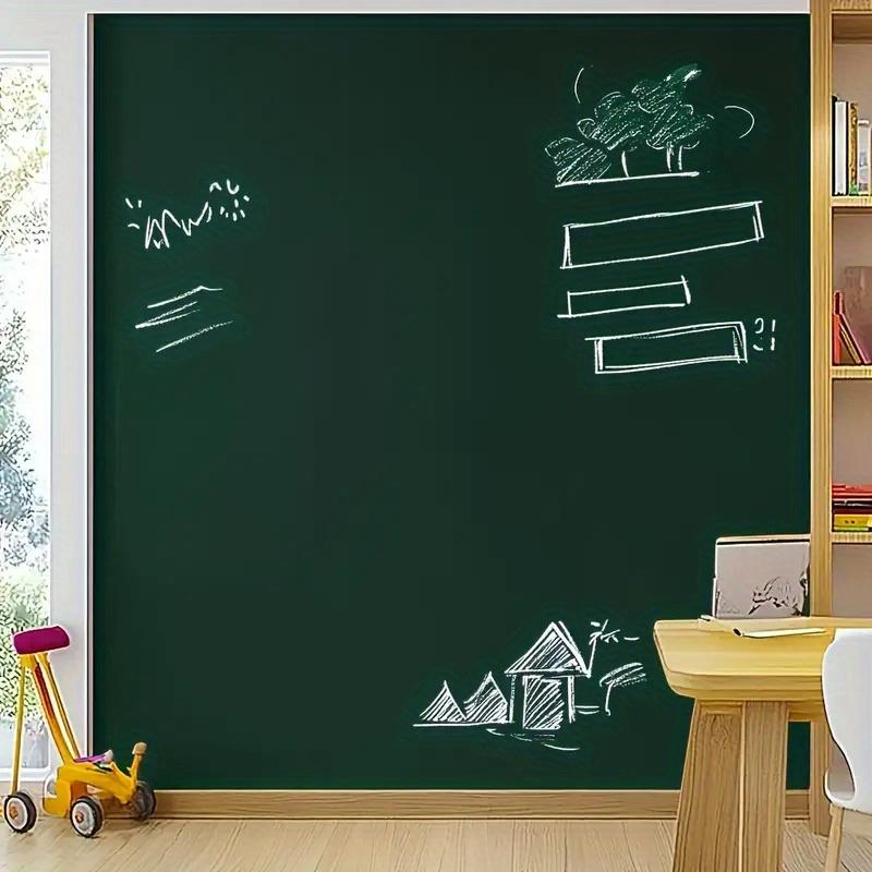 

Removable Children s Graffiti Wall Blackboard Stickers, School Teaching Soft Whiteboard, Kindergarten Training Green Board Stickers, Wall Stickers 23.62*39.37inch