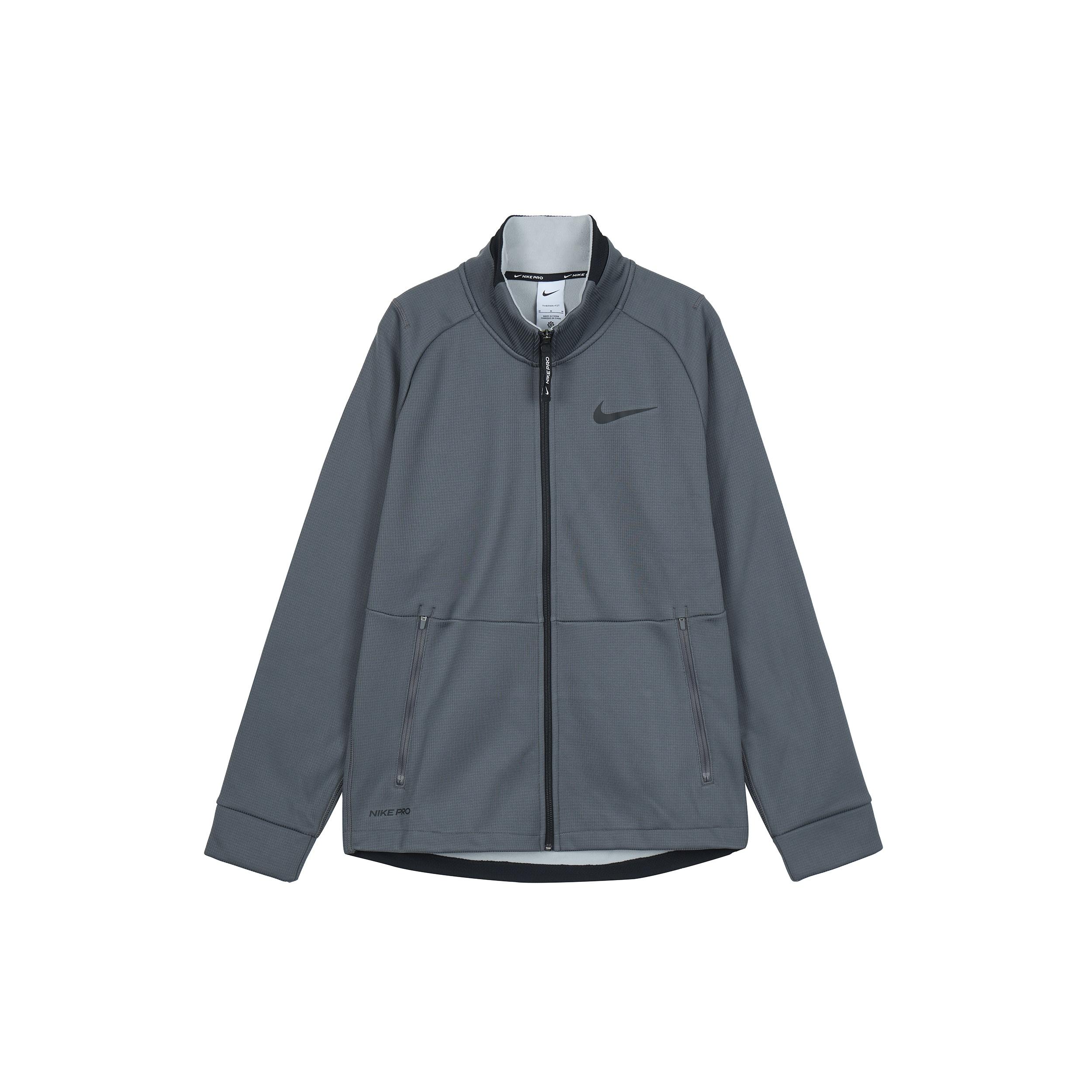 Nike Full-length zipper Cardigan Long Sleeves Training Jacket Gray Men s DM5941-068 L