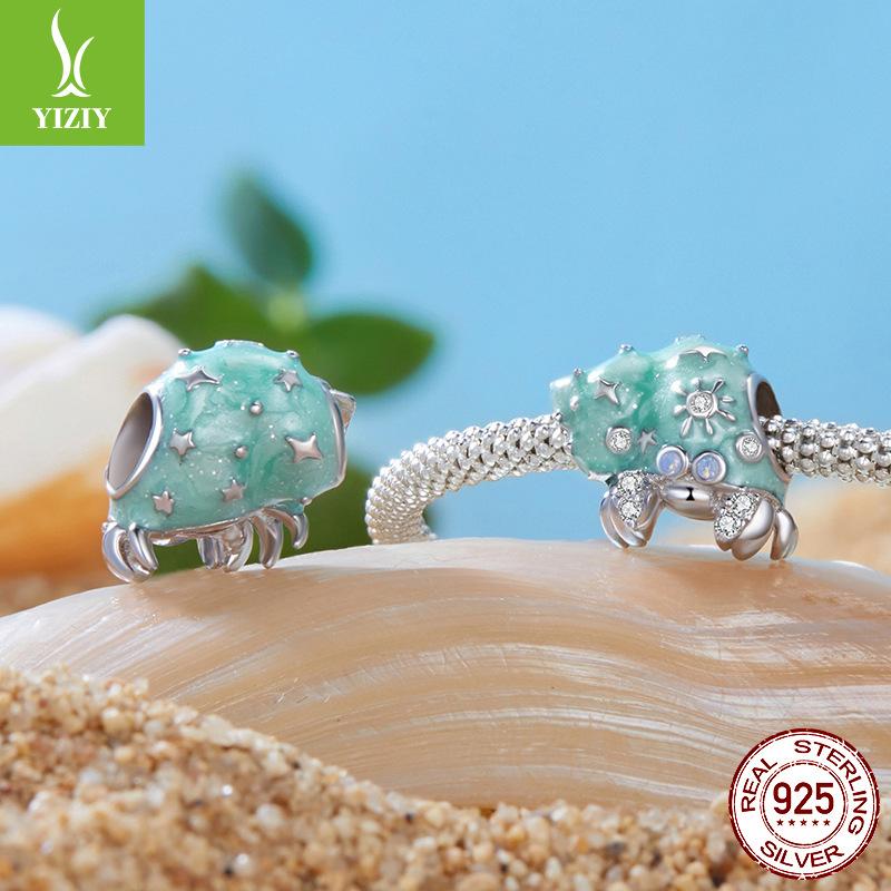 Hermit Crab Beaded Ocean Wind Cute Crab Childlike Quality Light Luxury Creative Diy Bracelet Beads