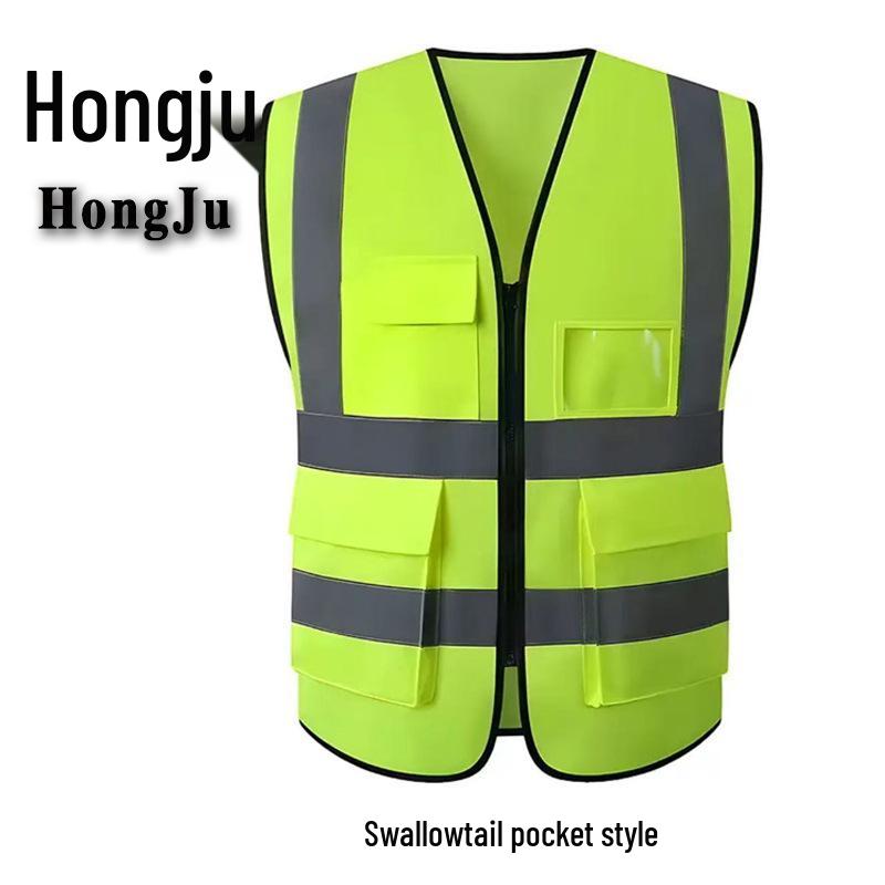 Reflective Mesh Construction & Landscaping Work Vest, Breathable & Customizable