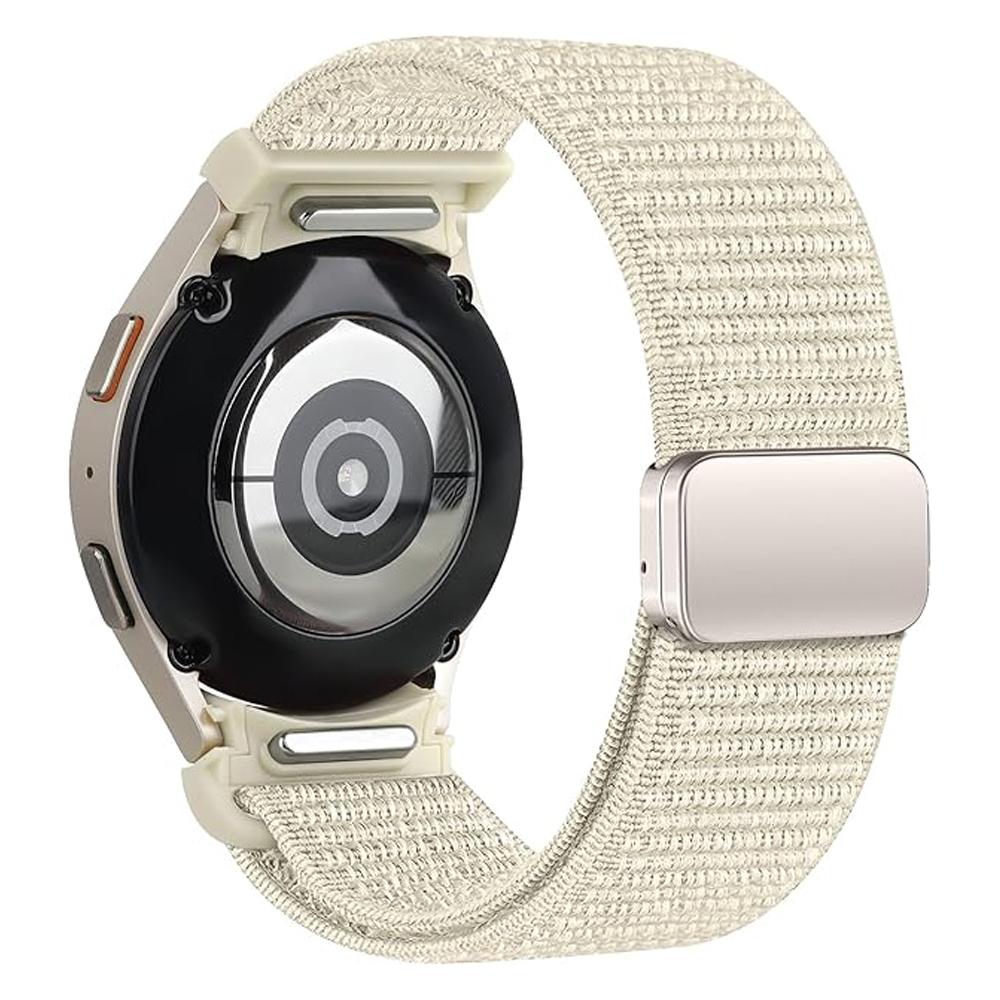 Band For Samsung Galaxy Watch 4/5/6/7/FE/classic/5 Pro 44mm 40mm No Gaps Magnetic Nylon Bracelet Correa Galaxy Watch 7 Strap