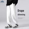 Dingfengbaoluo Men's Solid Tapered Jogger Pants SJ08