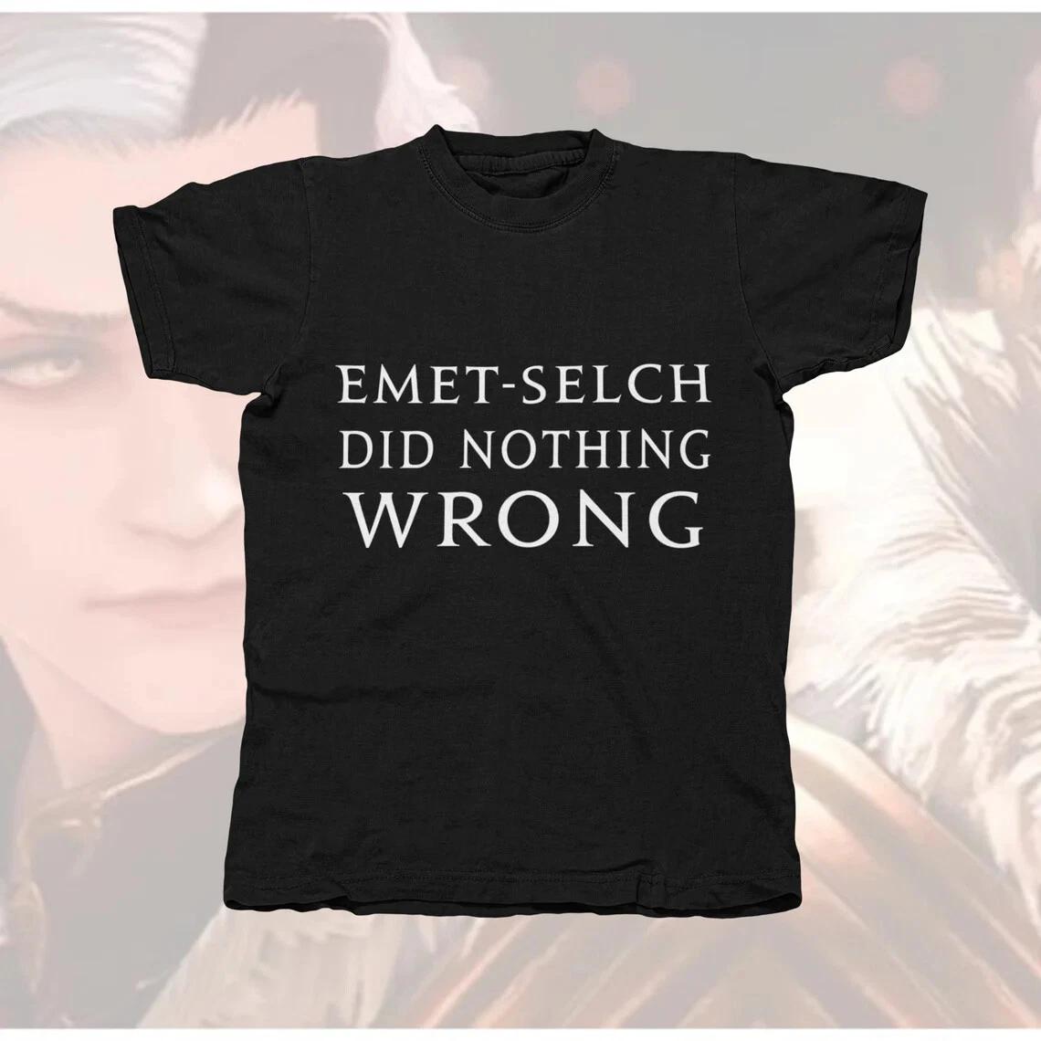 Emet-Selch Did nothing wrong FFXIV Shadowbringers T-Shirt S