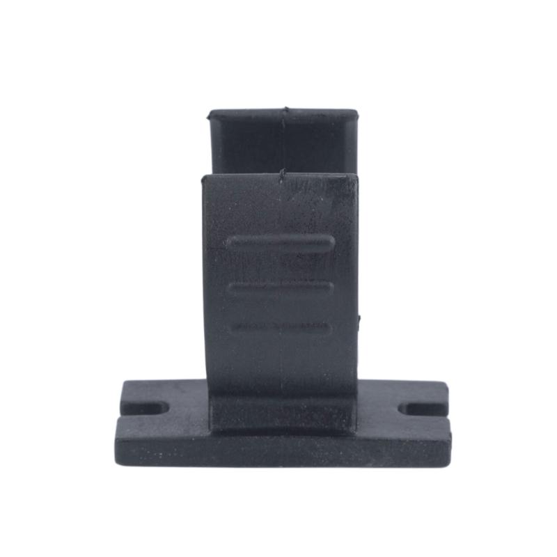 Towing Wiring Parking Bracket for US 6 Way and 7 Way Trailer Ends, Black Screw Mount Clip with 2 Mounting Screws and Plastic Body Use