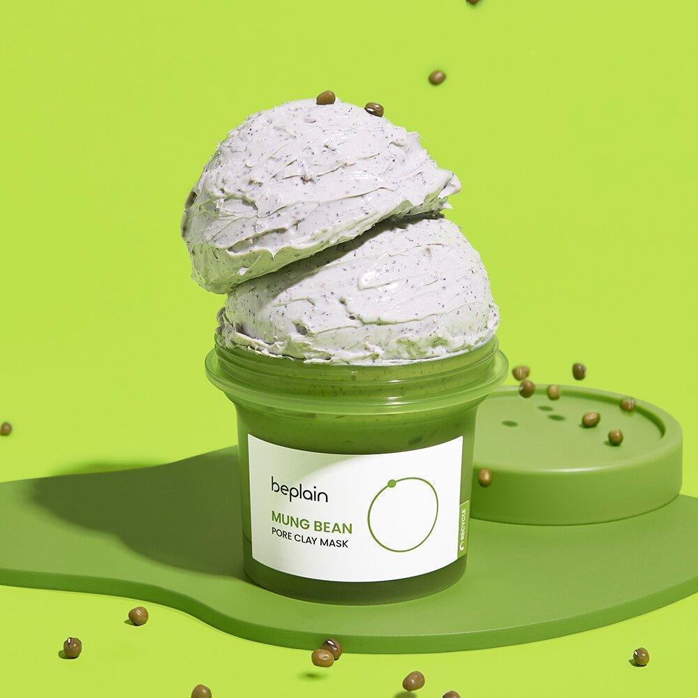 BEPLAIN Masque à l'argile pour les pores aux haricots mungo 120 ml