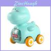 Kids Cartoon Dog Duck Dinosaur Launching Toy Car With Inertial Movement For Sensory And Motor Skills