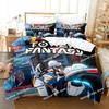 3D Game Tower of Fantasy Anime Bedding Set Printed Bed Set With Pillowcase Bed Duvet Cover Single Double Queen Super King Size