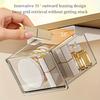 Clear Acrylic Cosmetic Organizer, Dust-Proof Drawer Storage Box, Stackable Storage for Makeup Swabs Cosmetics, for Bathroom & Shower