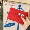 Fashion  Sanitary Napkin Storage Bags Small Cosmetic Bags Flower Pattern Zipper Coin Purses Lady Girls MakeUp Bag Key Money Bags