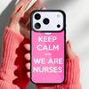 Medicine Keep Calm I'm Nurse Phone Case for iPhone 17 Air 16e 15 14 13 Pro Max Back Cover for 12 11 Pro Coque