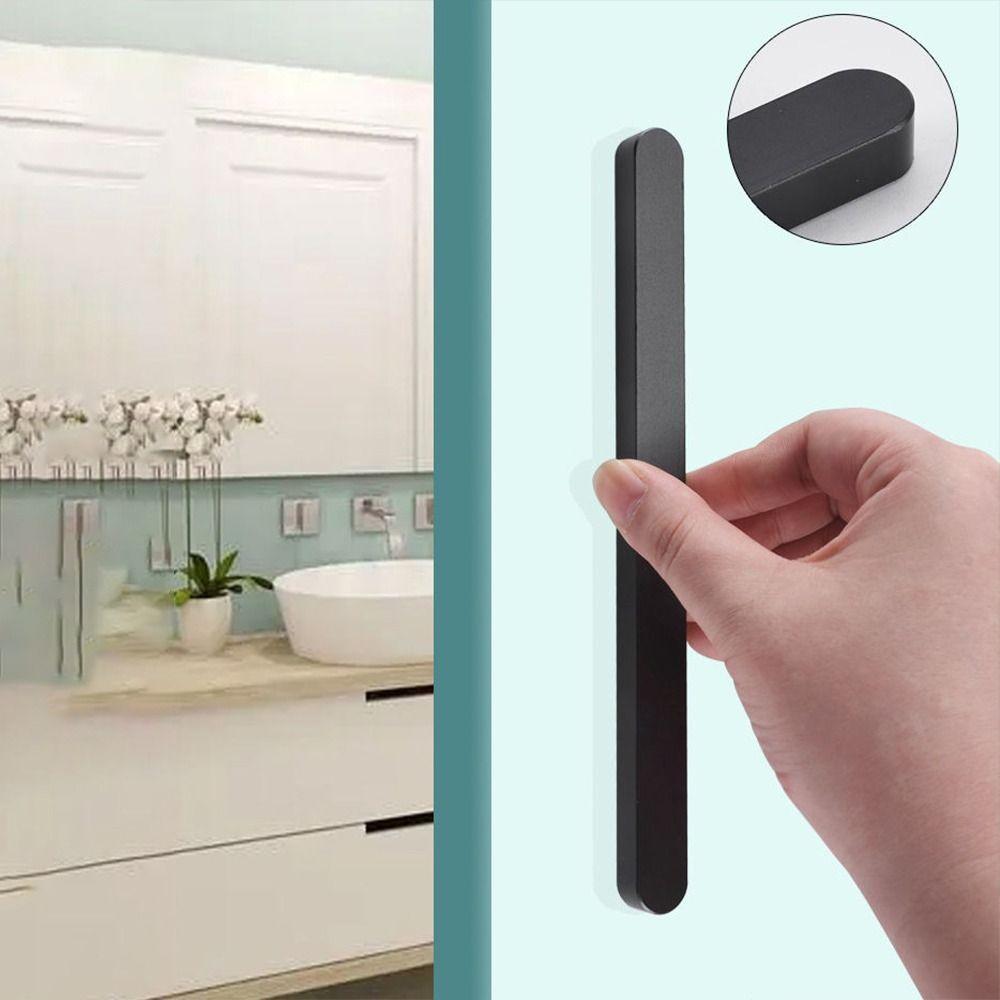 Self-adhesive Stick On Sliding Door Handles 7 Inch Aluminium Alloy Drawer Pulls Punch-free Multifunctional Cabinet Handles