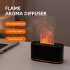 Silent Cool Mist Flame Aroma Diffuser 7 Colour Lights Essential Oil Humidifier Auto Off for Home Bedroom Fragrance Diffusion