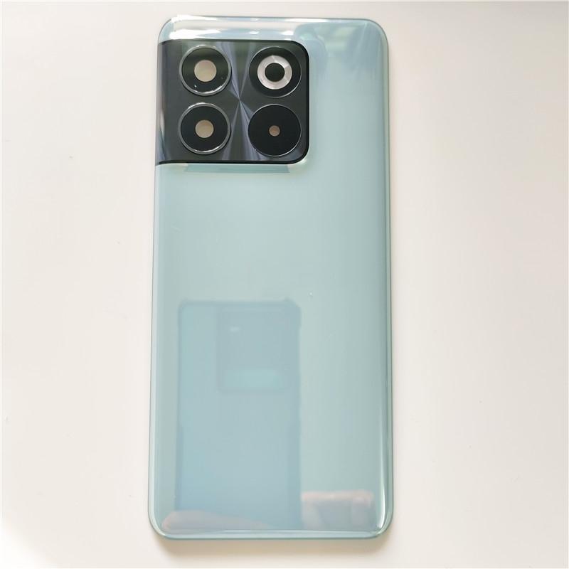 For OnePlus 10T 5G Glass Battery Cover Hard Back Door Lid Rear Housing Panel + Adhesive + Camera Lens