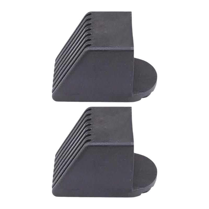 

2Pcs Fitness Equipment End Caps Foot Cover Protectors Plastic Square Tube Sleeve Gym Equipment Square End Caps Enduring 40 times 40mm