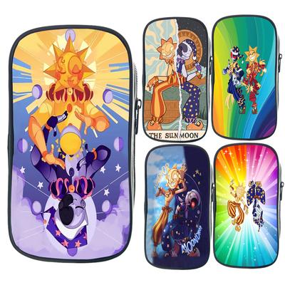 Fnaf Sundrop Moondrop Kalem Kutusu Kız Erkek Çocuklar Renkli Güvenlik İhlali Sunrise BOSS Kalem Çantası Kırtasiye Kawaii Okul Malzemeleri