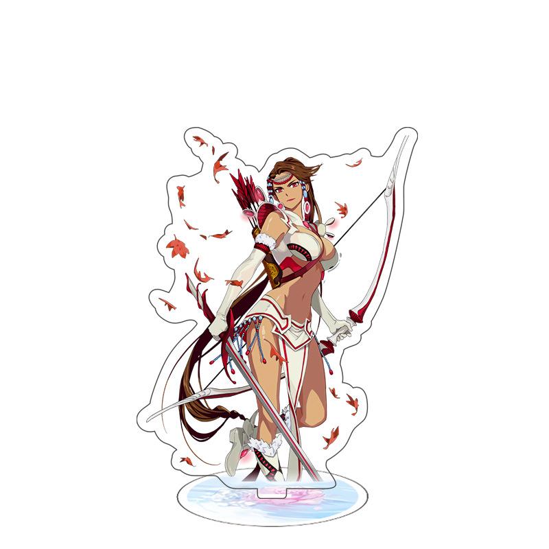 Game Anime Mobile Surroundings Model Acrylic Figure Stand Painted Desk Decor Ornament Gift