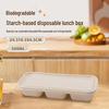 Xinyi 3-Compartment Biodegradable Corn Starch Takeaway Meal Boxes