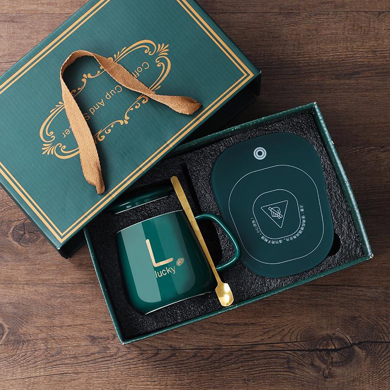 55° Constant Temperature Ceramic Mug Gift Set - Opening Event Custom Souvenir Cup