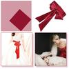 Ribbon Waistband Wide Belt Women's Dress Bow Tie Sash Corset Belt for Weddings and Parties 250cm Long Solid Color