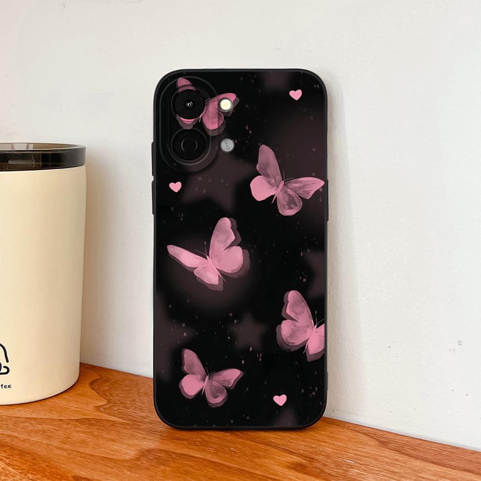 Case For Tecno Pop 20 / Spark Go 3 Stylish Design Back Cover For Tecno Pop20 / Spark Go3 Soft Liquid Silicone Lightweight Shell