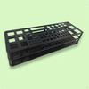 Hobby Tool Rack Matte Black Slanted Stand for Model Makers, Hobbyists, Craft Table, Workbench