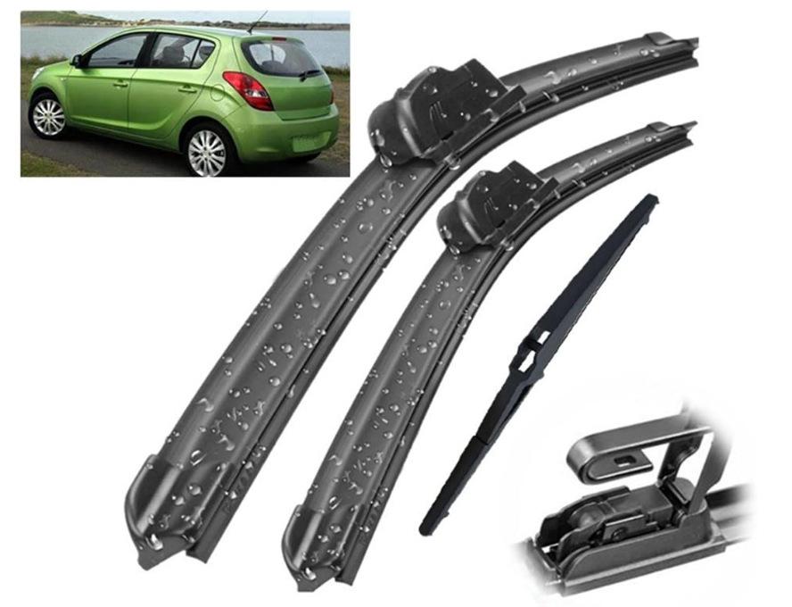 

Для Hyundai I20 PB GB 2008-2019 24 + 16 + 12 Передние и задние дворники Дворники Hyundai I20 PB GB 2008-2019 24+16+12
