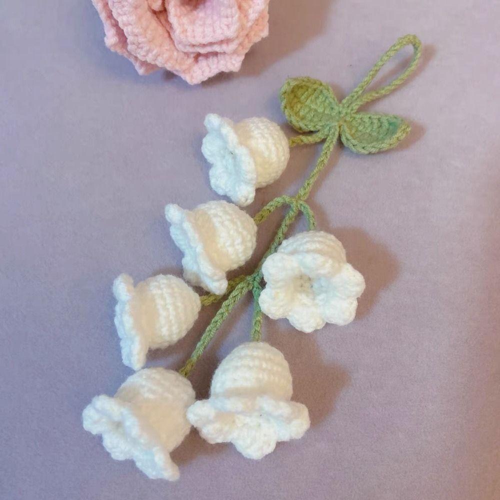 Bellflower Car Accessories Bellflower Knitted Pendant Car Interior Hanging Accessories  Bag