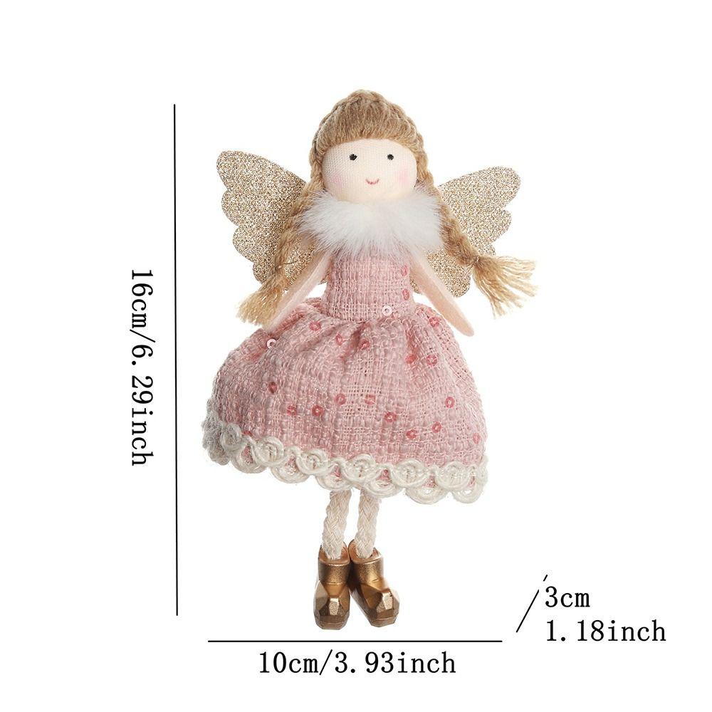 Soft Plush Angel Girl Pendant Cartoon Angel Girl Ornaments  Party Favors