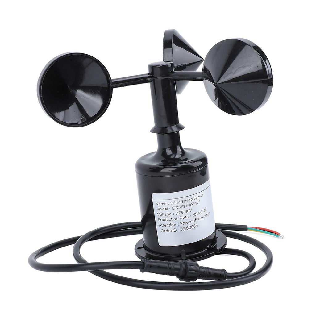 Wind Speed Sensor Professional High Accuracy 3 Cups Wind Speed Sensor Anemometer for Industry