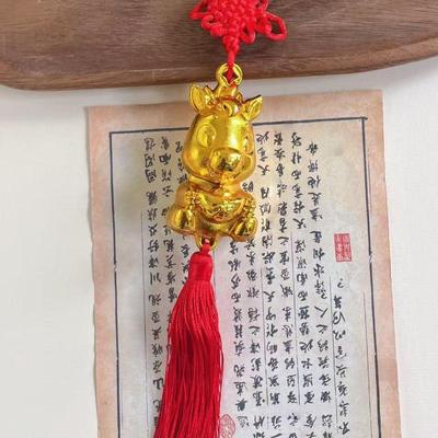 Chinese Spring Festival Horse Zodiac Pendant, Lucky Tassels, Car Decor, Home Adornments, New Year Tokens