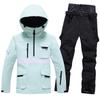 Winter Ski Suit Set: Unisex Windproof & Waterproof Snowboard Outfit for Couples