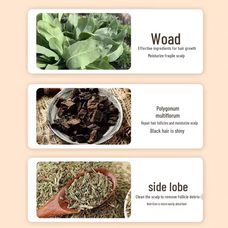 Xinjiang Usman He Shou Wu & Zypressenblatt Shampoo-Seife: Nährende Haarpflege & Ölkontrolle.