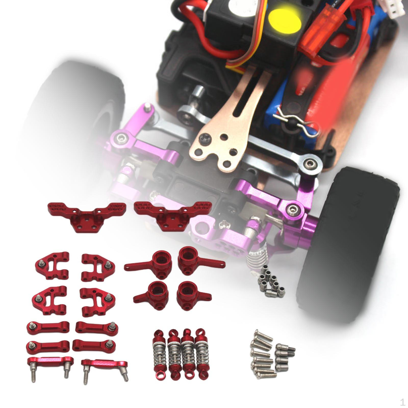 

Metal Parts Upgrade Set for K989 RC Cars Red
