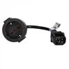 Kabel zasilający Akyga AK-PC-10A IEC C14 CEE 7/4 250V/50Hz 0,15m