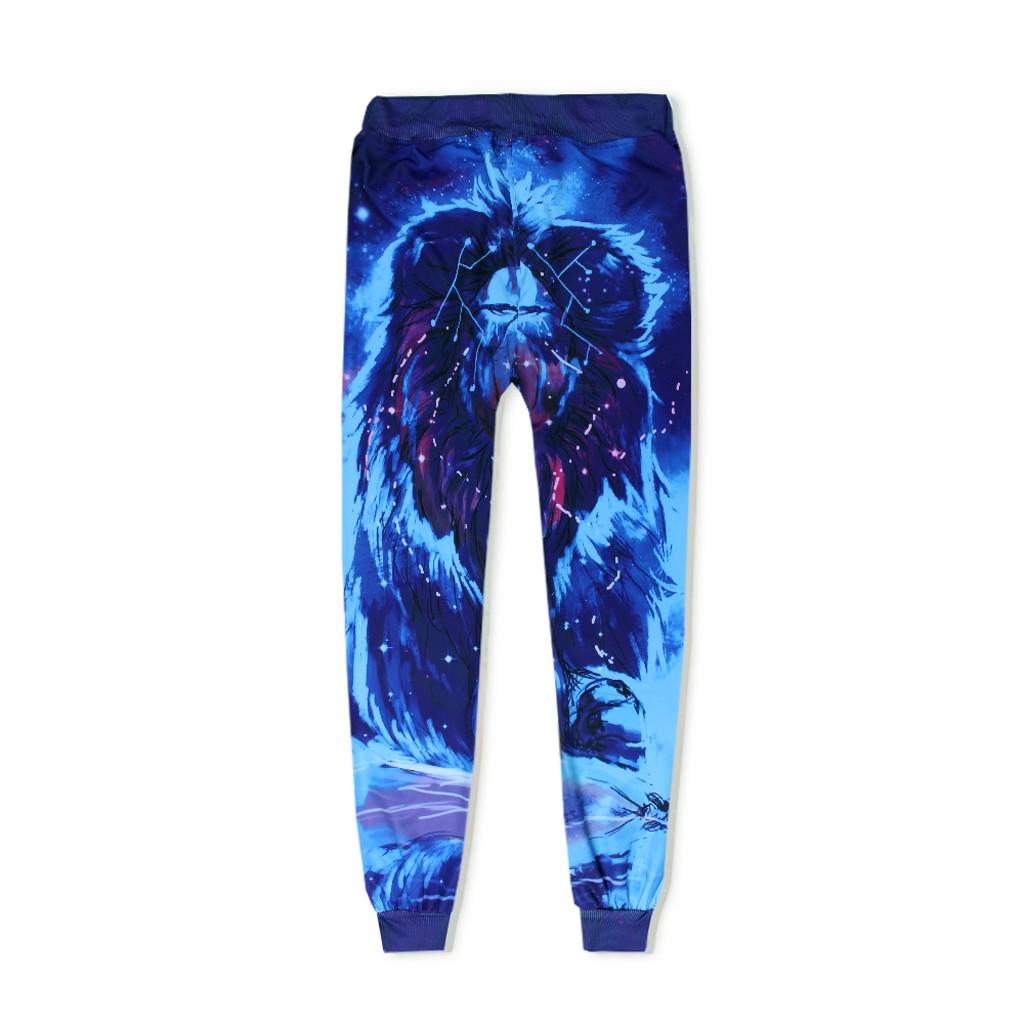 Men's  Winter 3D Print  Motifs Sweatshirt Top Pants Sets Suit Tracks