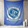 Queens Park Rangers Fc Wall Tapestry Aesthetic Wall Hanging Printed Fabric Blanket Decorative Tapestries for Bedroom Living Room Home Decor