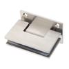 2Pcs 90 Degree Stainless Steel Glass Door Hinge Household Bathroom Cabinet Rotary Connection Hardware Accessories