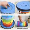 1pcs Portable round Folding Chair Accordion Chair Height Adjustment Simple Tool Elephant Swing Playground Queue Chair