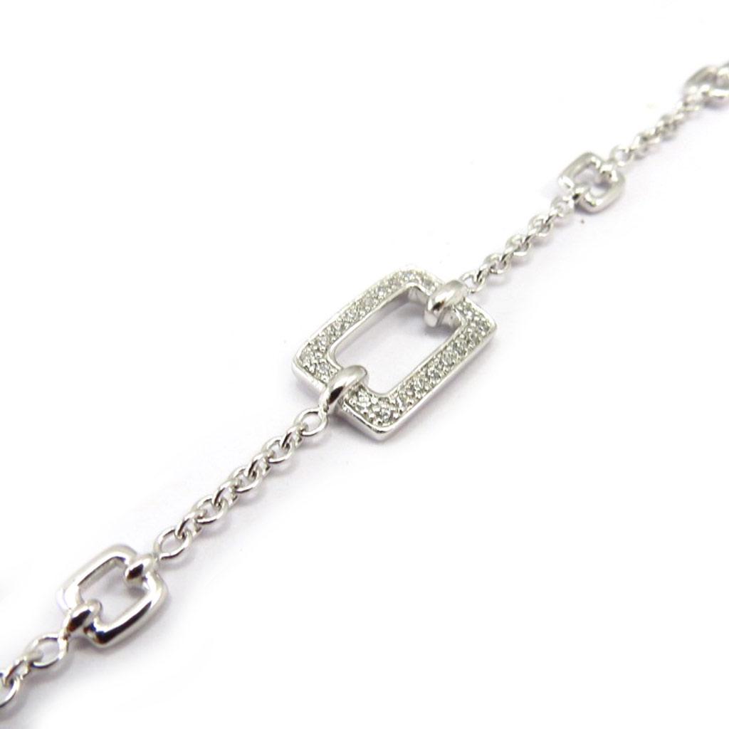 Altesse [K4765] - White 'Goddess' Silver Bracelet