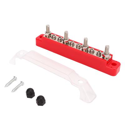 10 Way Power Distribution Block 4xM6 Terminal Studs 6xM4 Terminal Screws for Car Truck Yacht RV
