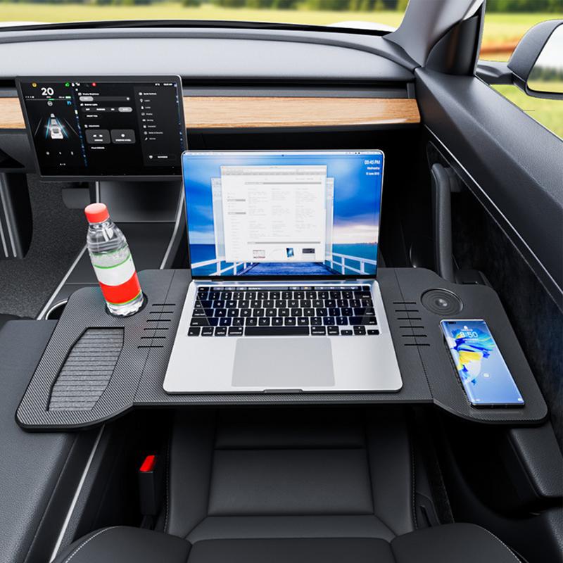Multifunctional Car Steering Wheel Table Tray Desk Notebook Laptop Eating Desk Car Food Eating Tray for Tesla Y/3