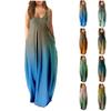 Módní Dámské Volné Ležérní Letní Sexy Plážové šaty s přechodem bez rukávů bez zad