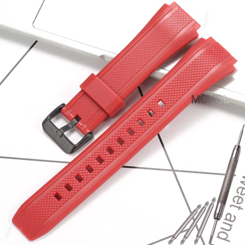 Resin Band For Casio EF-552 Men's Watch Band EF-552-1AV EF-552PB-1A2V EF-552PB-1A4V Waterproof Sports Wristband