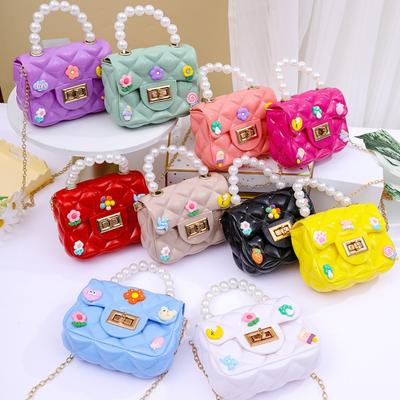 Χειροποίητο μπάλωμα DIY mini bag chain crossbody τσάντα πριγκίπισσα παιδική τσάντα ζελέ μηδέν πορτοφόλι