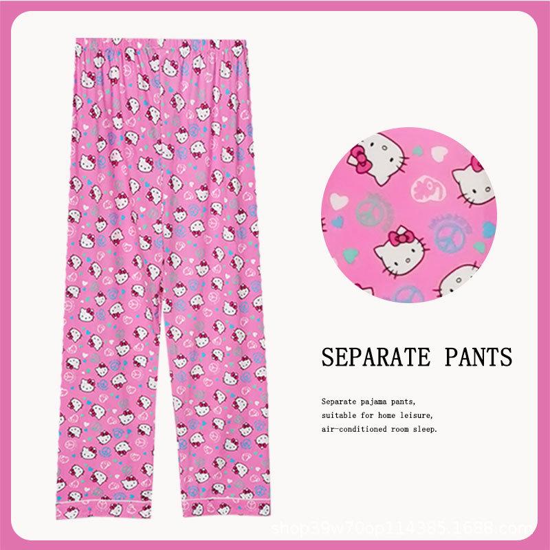 Women's Cartoon Cute Slim Fit Imitation Cotton Pants - Spring, Summer & Autumn Styles