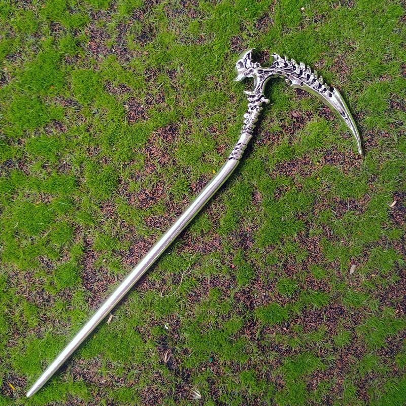 

Ведьминский меч Полумесяц Богиня Палочка для волос Языческий Оккультный Заколка Амулет Дух Волосы Ювелирные изделия для женщин